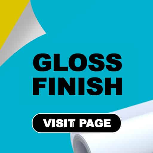 material guide to Gloss finish poster printing button