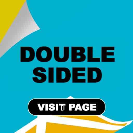 material guide to Double sided Poster button